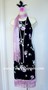 Black Roses 1920's Flapper Dress with Accessories
