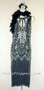 Sequined Authentic Look Flapper Dress with Accessories