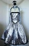 Silver Moulin Rouge Saloon Costume with Accessories